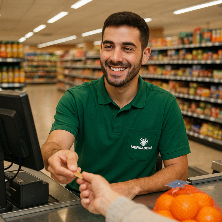 Todo lo que debes saber para trabajar como Cajero/a en Mercadona